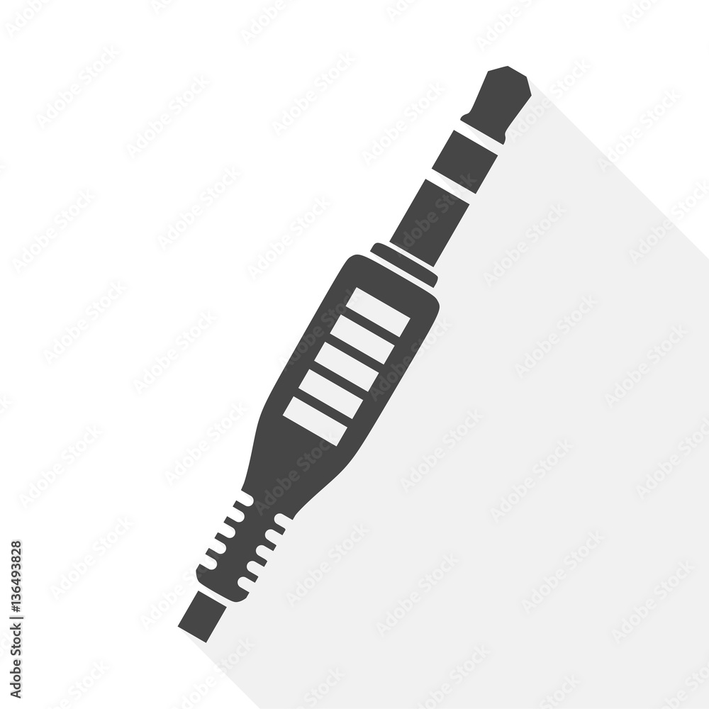 Audio Jack plug icon - Illustration Audio Jack plug icon - Illustration