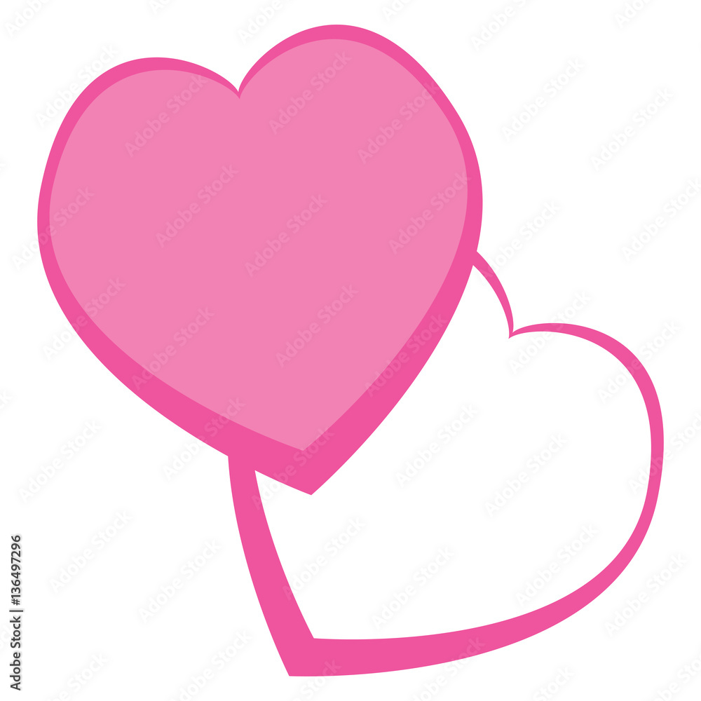 Isolated heart shaped chocolate box, Vector illustration Isolated heart shaped chocolate box, Vector illustration
