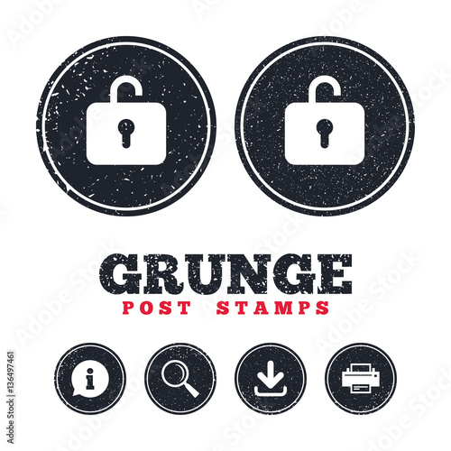 Lock sign icon. Login symbol.