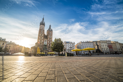 Market square of Krakow, Poland, Europe