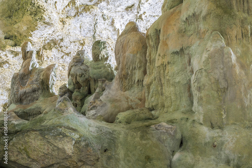 Limestone formations in Palaha Cave, Niue