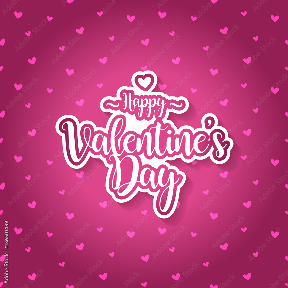 happy valentines day greeting card vector illustration happy valentines day greeting card vector illustration