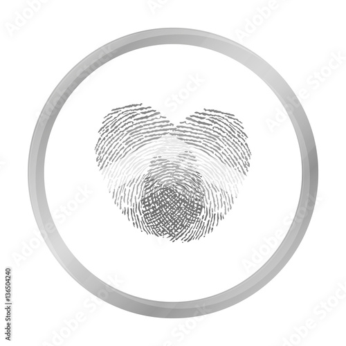 Imprint icon monochrome. Single gay icon from the big minority, homosexual monochrome.