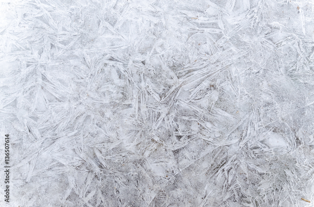 Ice abstract pattern in winter Ice abstract pattern in winter