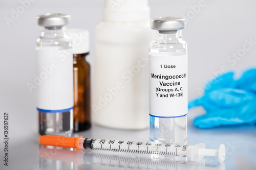 Canvas Print Meningococcal Vaccine And Medicines