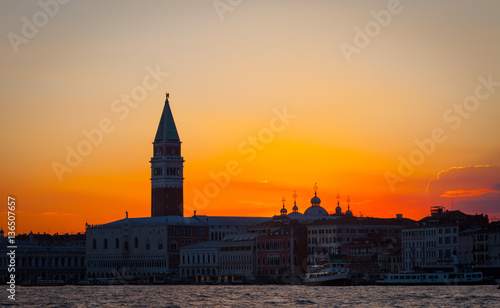 Sunset in Venice, Italy