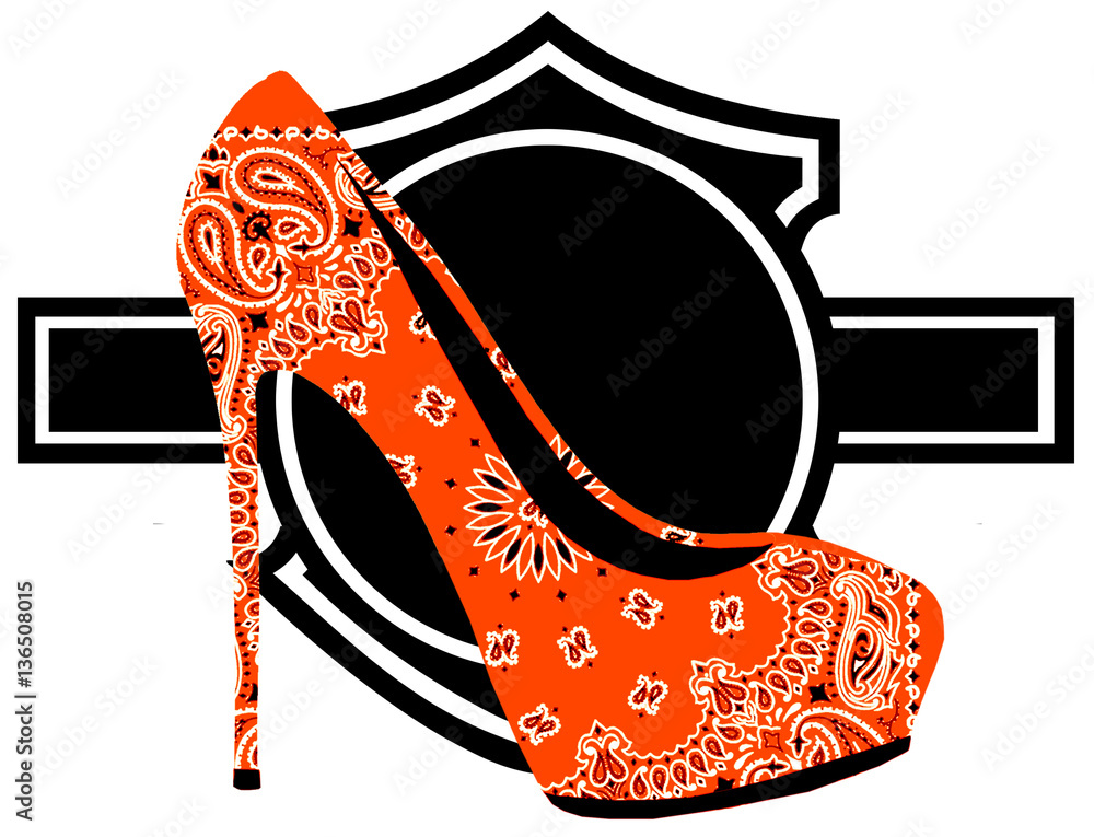 Biker Chic Emblem Stock Photo Adobe