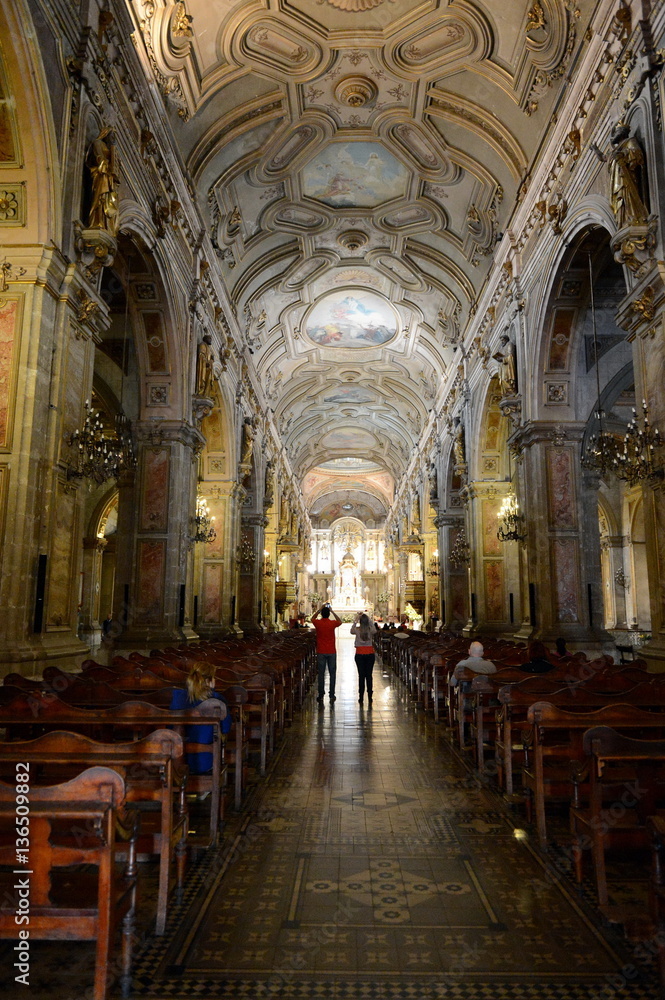 Fototapeta premium Katedra w Santiago de Chile.