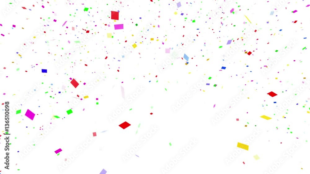 Colorful confetti particles. square. Colorful confetti particles. square.