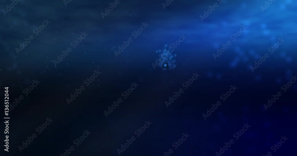 Torpedo sails at the Camera in the deep blue ocean Torpedo sails at the Camera in the deep blue ocean
