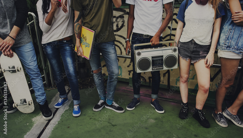 Φωτογραφία Teenagers Lifestyle Casual Culture Youth Style Concept