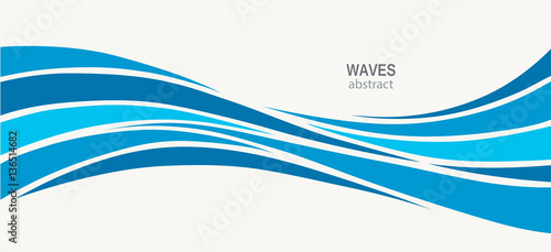 Water Wave Logo abstract design