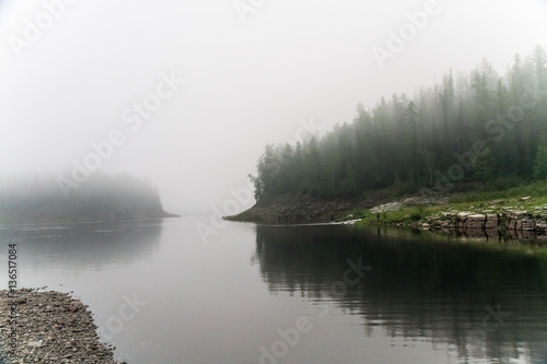 Large rivers of Krasnoyarsk region. Bahta, Siberia