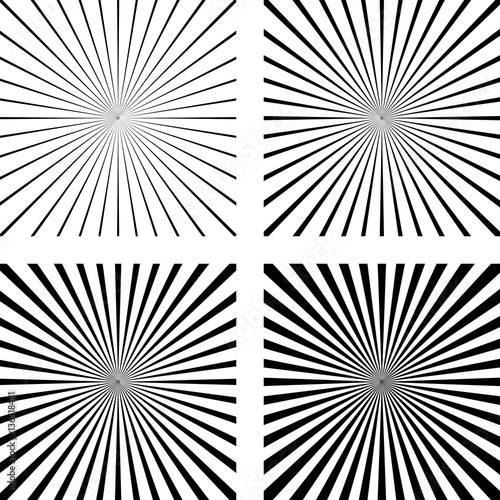 set template light rays bac...