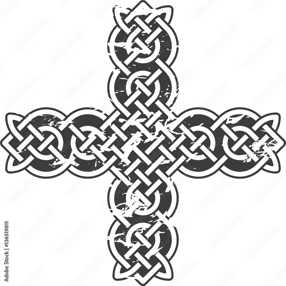 Celtic pattern. Element of Celtic or Irish ornament Celtic pattern. Element of Celtic or Irish ornament
