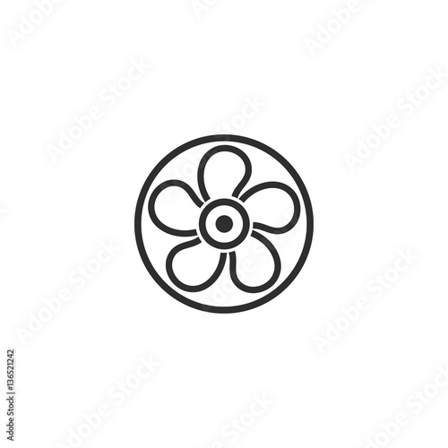 Fan - vector icon.