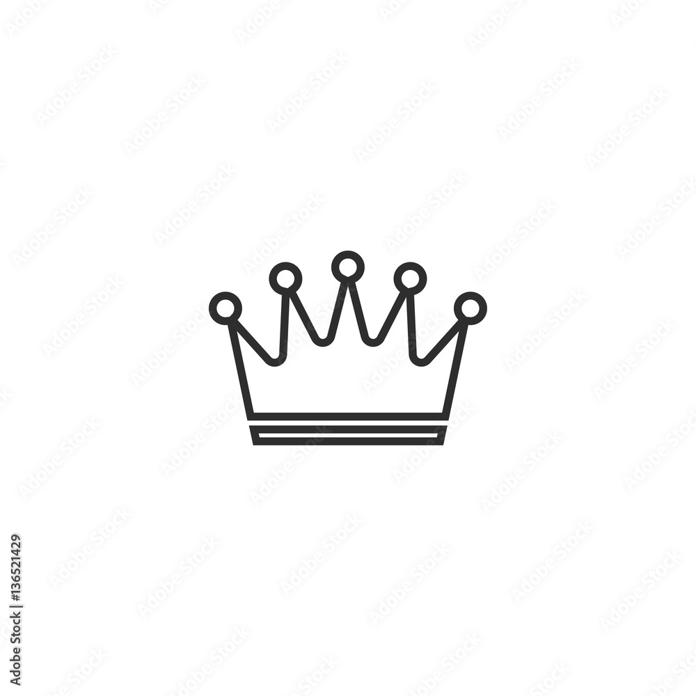 Crown - vector icon. Crown - vector icon.