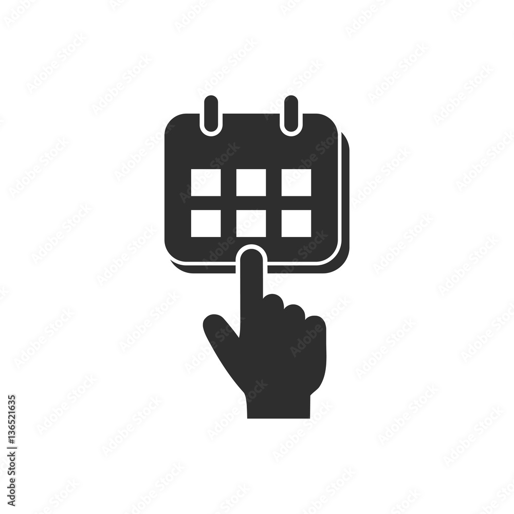Calendar - vector icon. Calendar - vector icon.