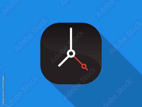 Clock icon Time icon Alarm icon