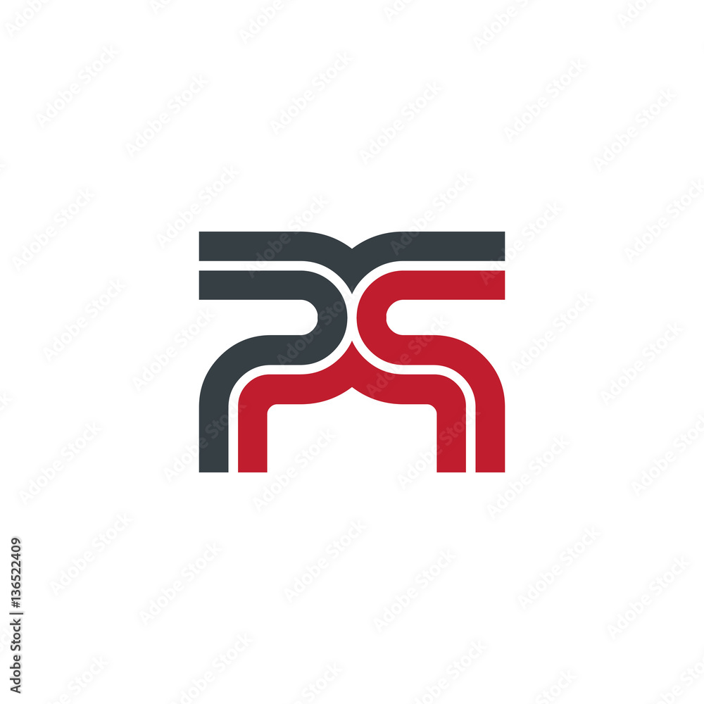Initial Letter PP PS Linked Design Logo Infinity Initial Letter PP PS Linked Design Logo Infinity