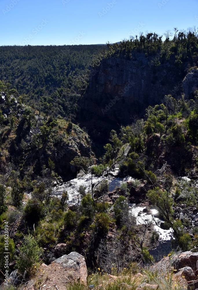 MacKenzie Falls waterfall in the Grampians region of Victoria Australia MacKenzie Falls waterfall in the Grampians region of Victoria Australia