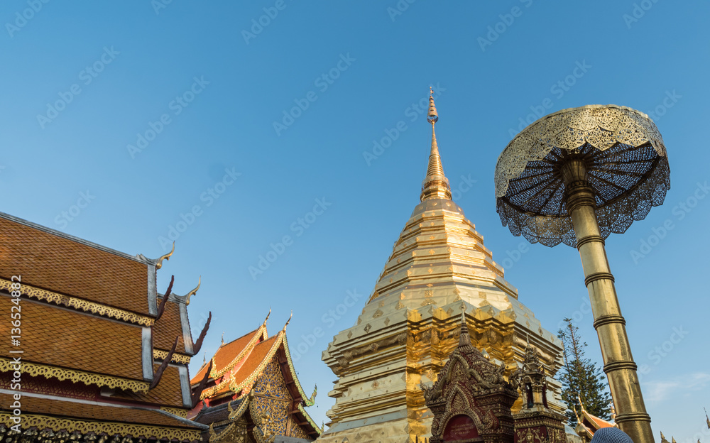 Fototapeta premium Wat Phra That Doi Su Thep Temple