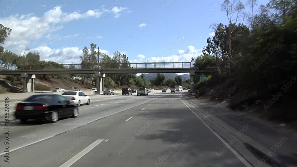 POV on Interstate 5 near Los Angeles POV on Interstate 5 near Los Angeles