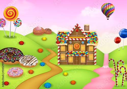 Fantasy sweet candyland 