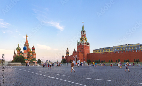 St. Basil Cathedral, Red Square. Moscow Kremlin 