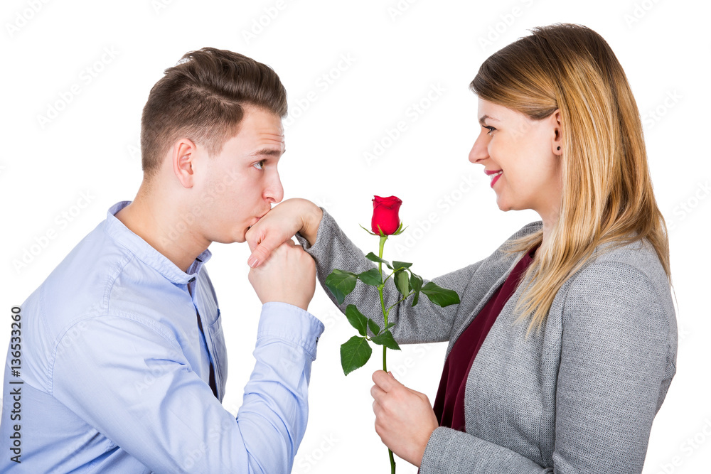 Hand kissing Hand kissing