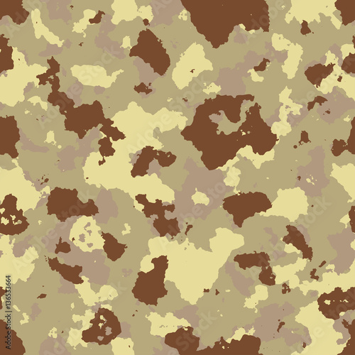 vector illustration of seamless military camouflage pattern