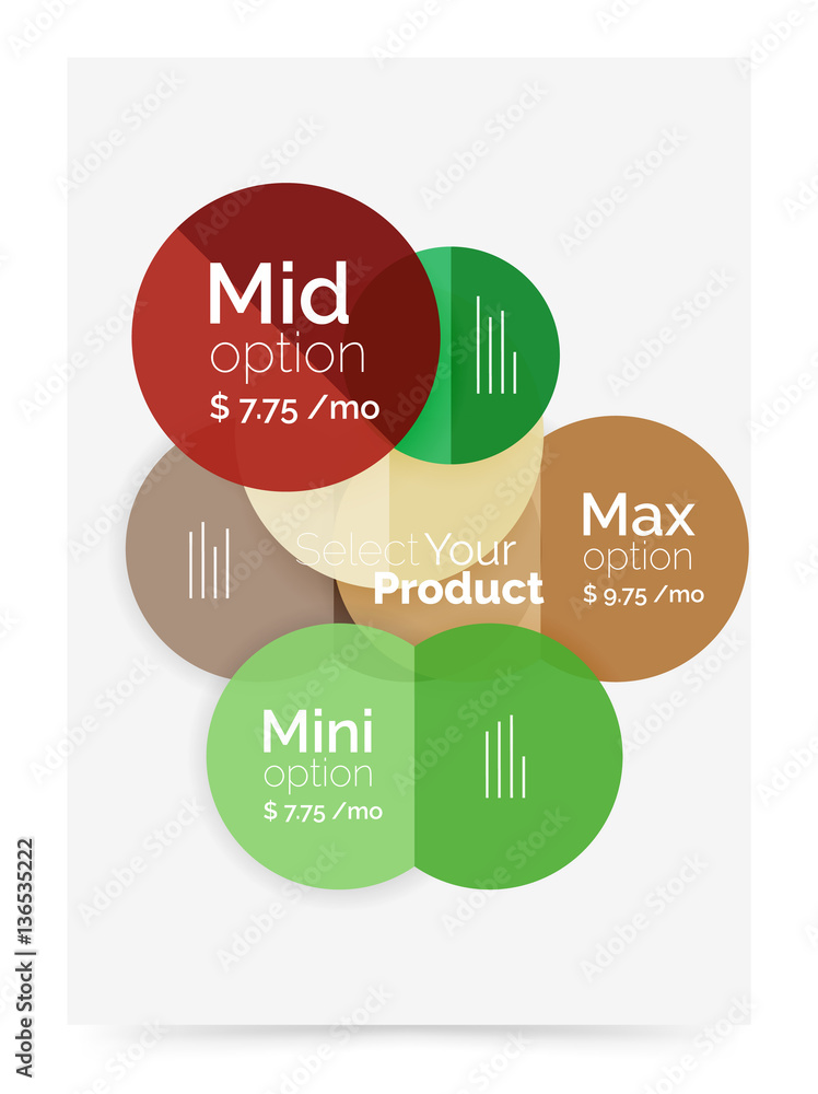 Business layout - select your product with sample options Business layout - select your product with sample options