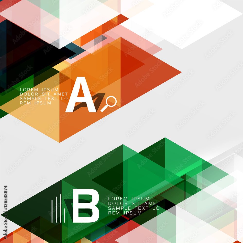 Abstract triangles and lines vector Abstract triangles and lines vector