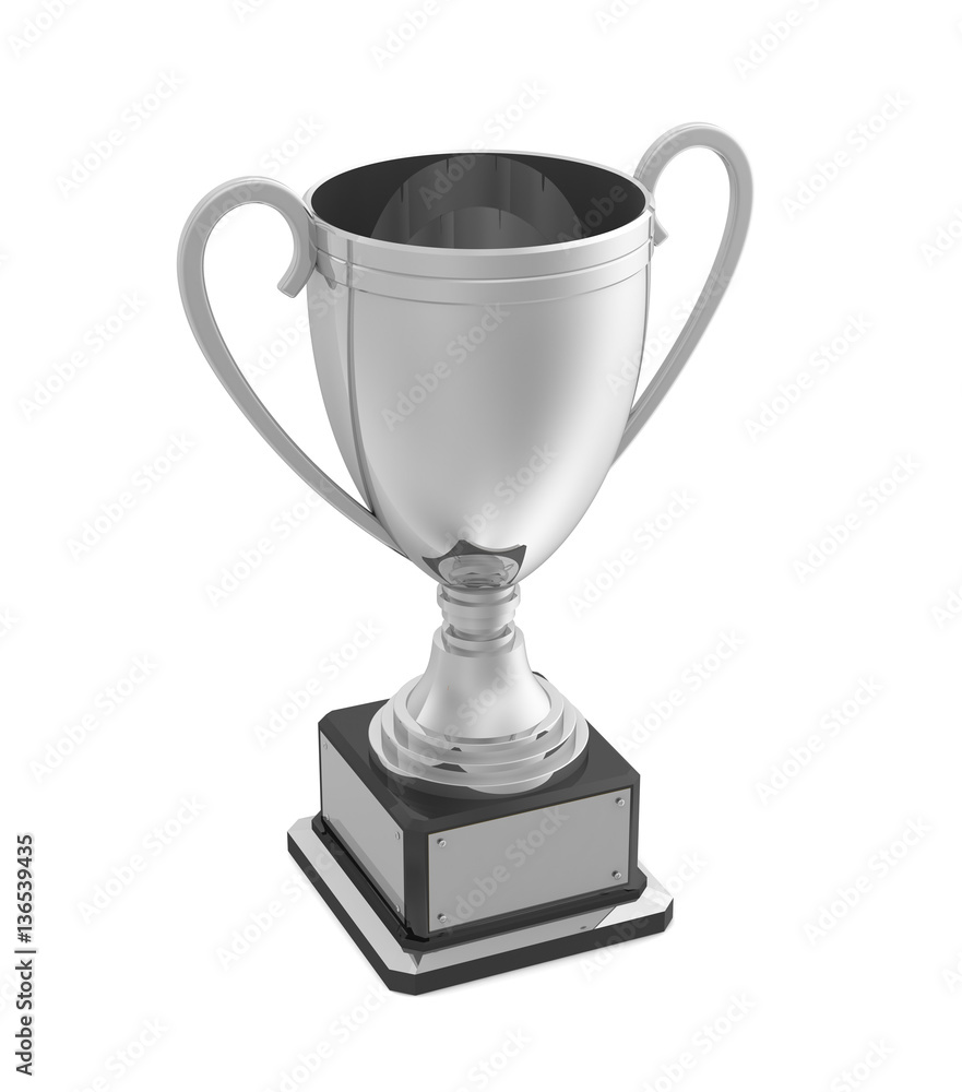silver award cup concept 3d illustration silver award cup concept 3d illustration