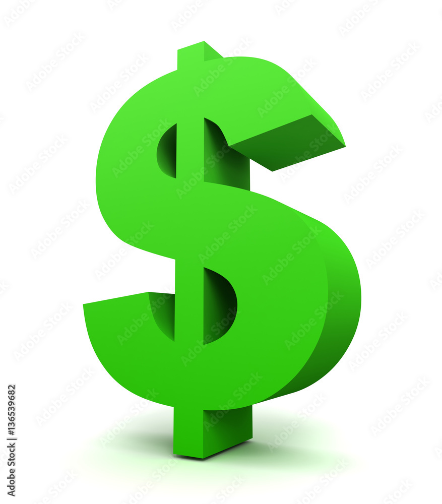 dollar sign concept 3d illustration dollar sign concept 3d illustration