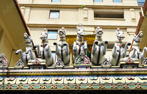 Sri Mahamariamman Indian Temple in Kuala Lumpur, Malaysia, Asia photo