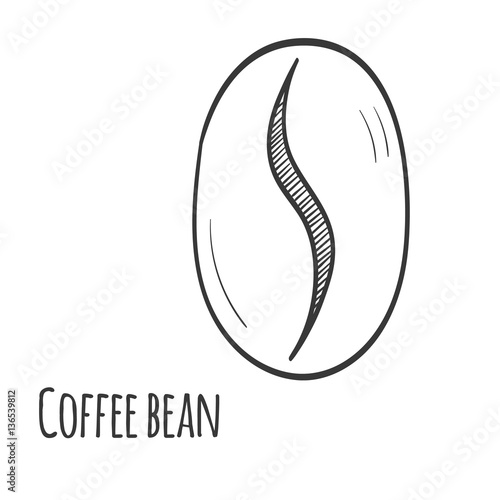 Coffee bean symbol