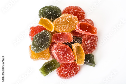 Dessert colorful marmalade