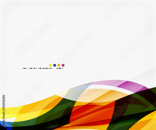 Vector silk wave background