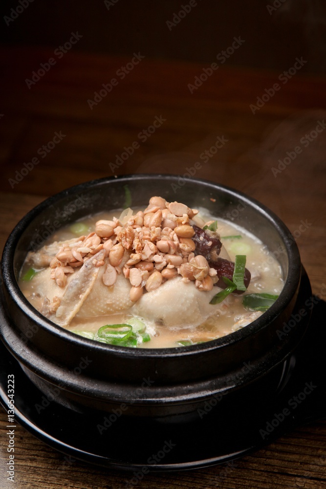 fermented soybeans chicken soup