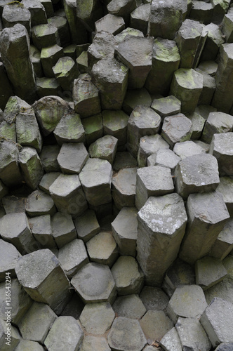 Wallpaper Mural basaltprismanwand, detail Torontodigital.ca