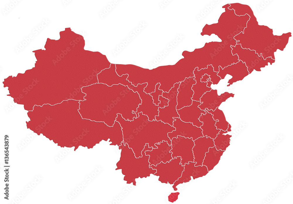 Naklejka premium China Map