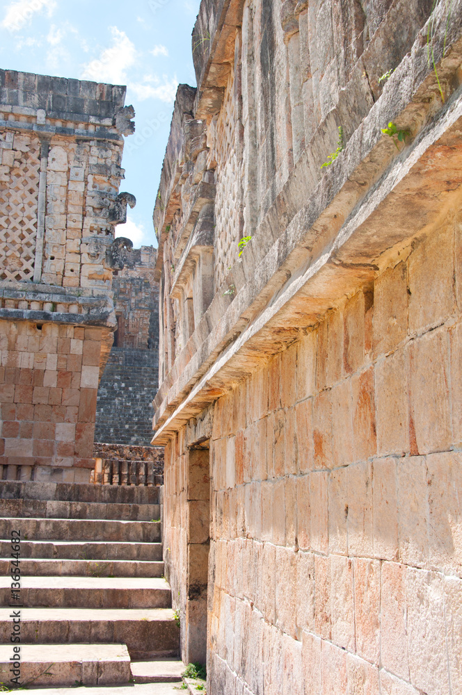 Fototapeta premium Rincón en Uxmal