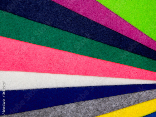 Colorful felt texture for background with copy space.