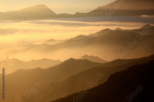 Layer in Mount Bromo