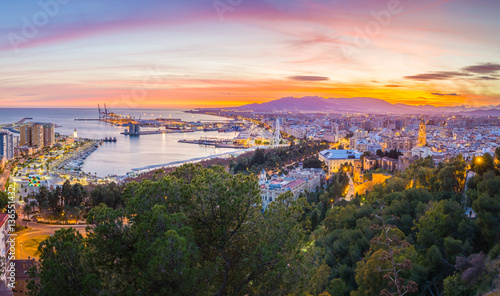 Malaga from the Mountains