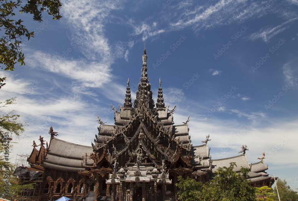 Beautiful Buddhist temple