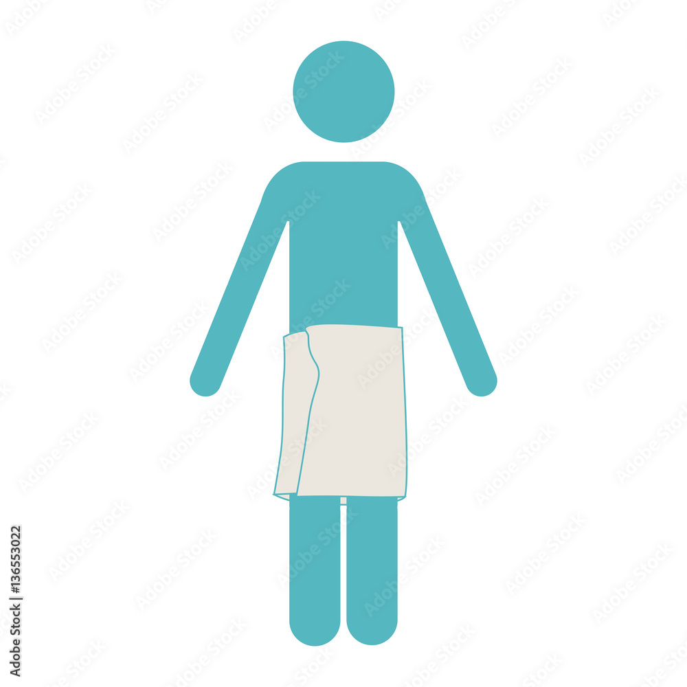 man towel icon image, vector illustration design man towel icon image, vector illustration design