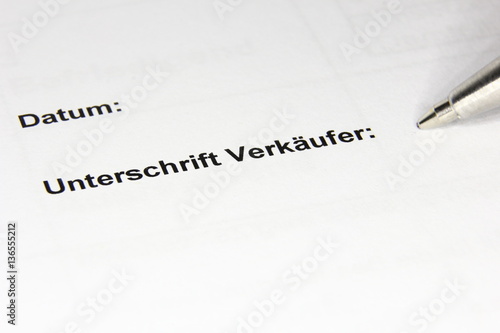 Unterschrift