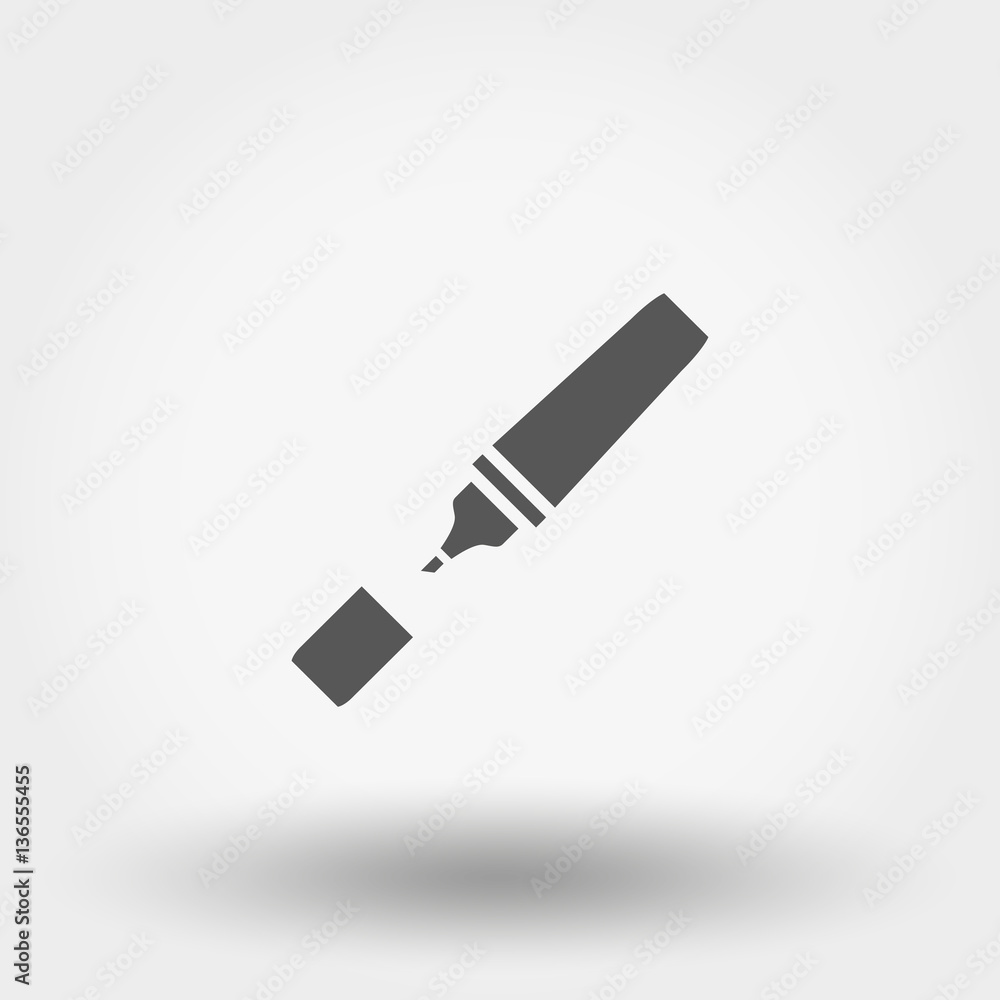 Markers. Vector illustration. Markers. Vector illustration.